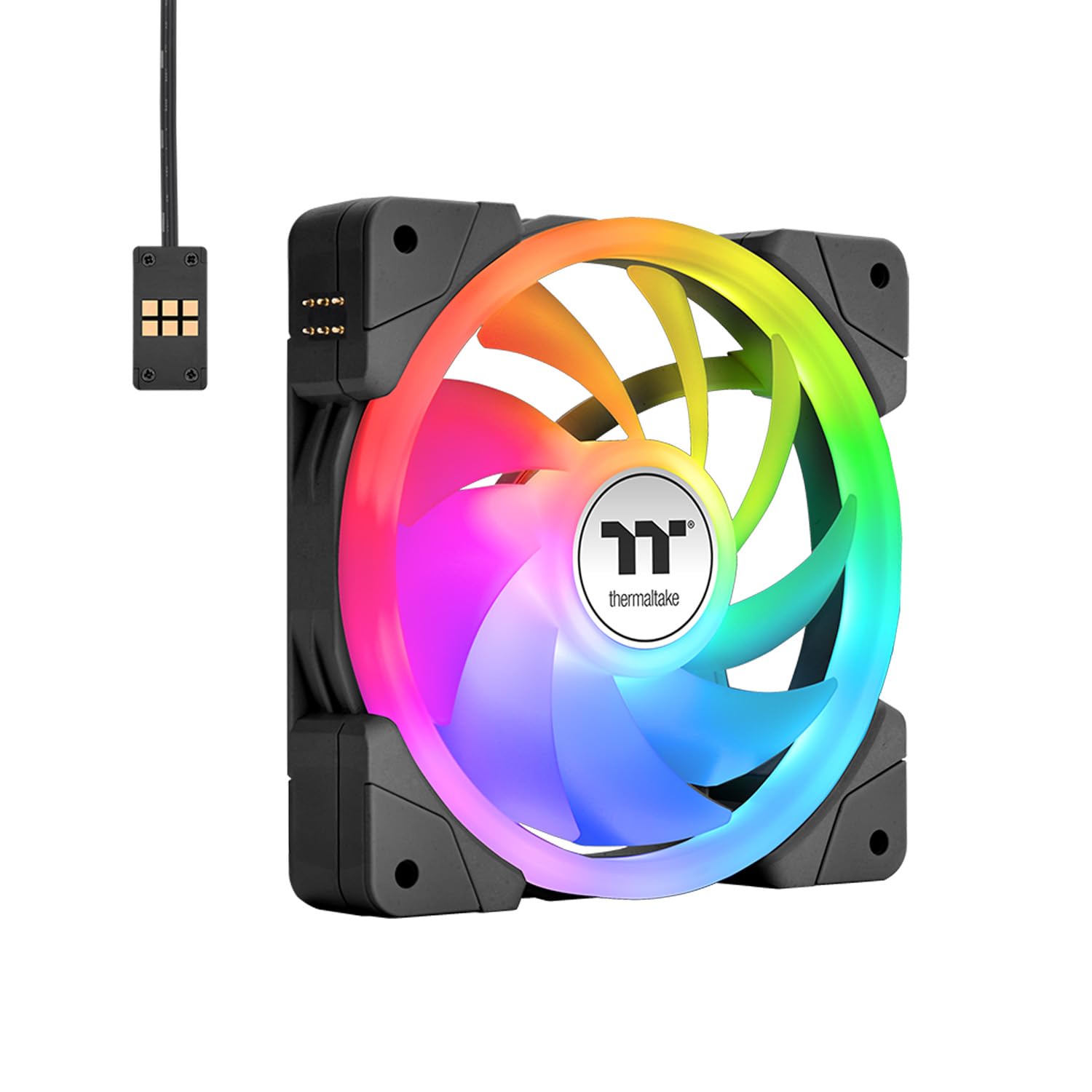 MAGFloe 360 Ultra CPU Liquid Cooler/Intel&AMD Compatible/ 3x120mm 500~2000rpm SWAFAN EX/ 360mm Radiator/MAGForce 2.0/3.95" Square LCD/Swappable Fan Blades/Black/CL-W432-PL12SW-A - Image 6