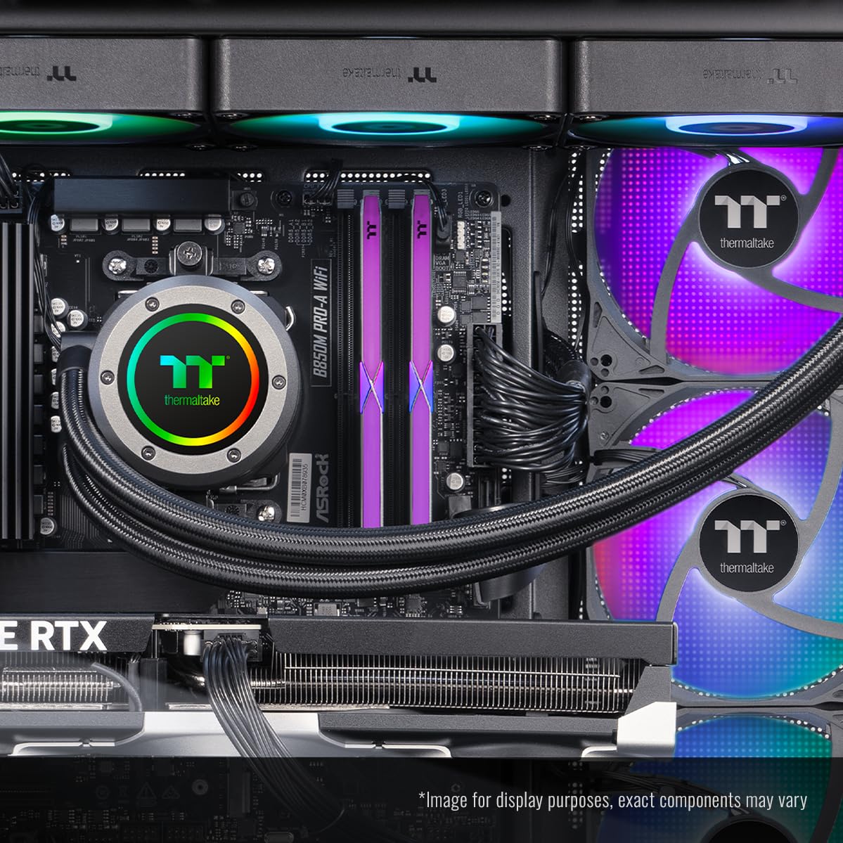 Thermaltake LCGS View 9870M-380 Gaming Desktop (AMD Ryzen™ 7 9800X3D, ToughRam 32GB DDR5 6000MT/s RGB Memory, NVIDIA® GeForce RTX™ 5070, 2TB NVMe M.2, WiFi, Windows 11) V38M-B850-570-LCS - Image 7