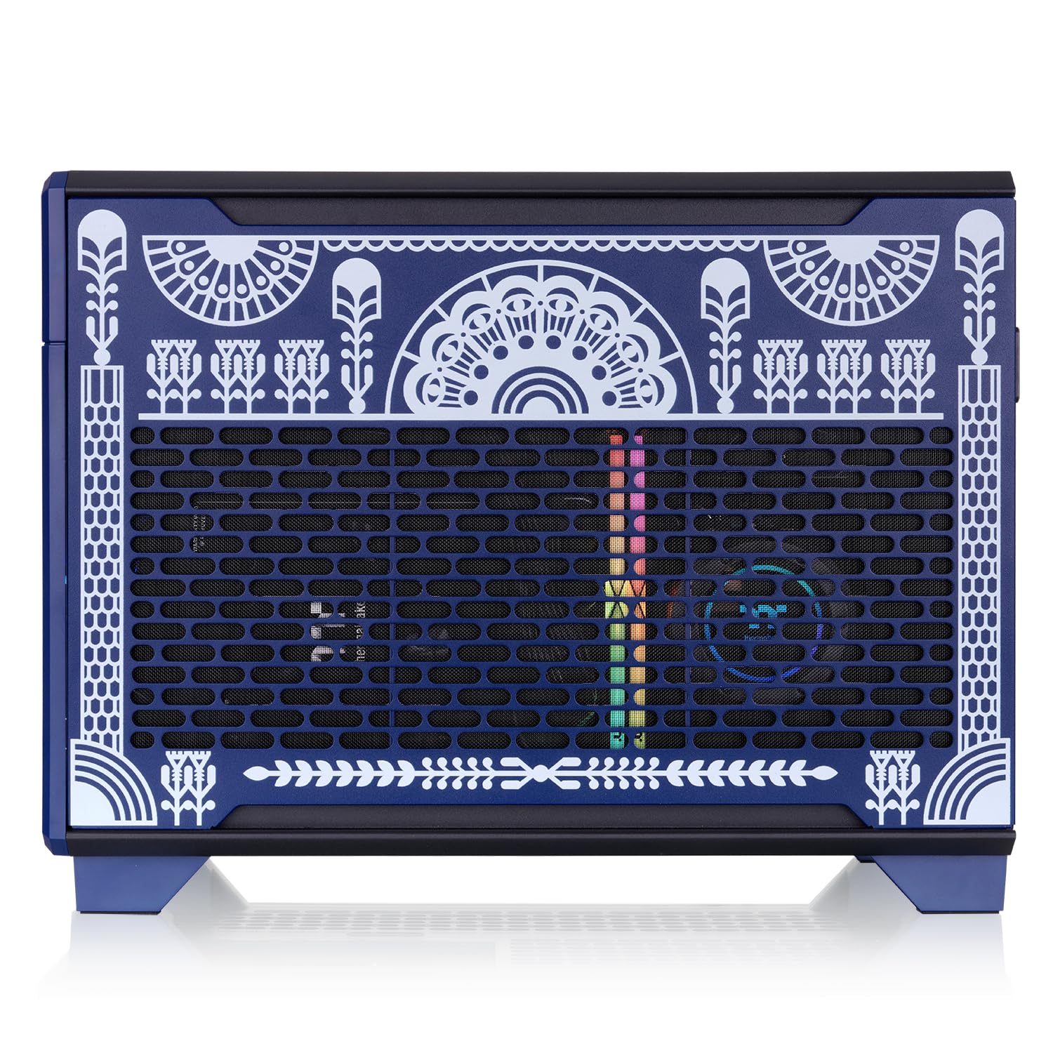 Thermaltake TR100 Koralie Edition; mITX Support; 18.9 Liters; PCIe 4.0 Riser Cable Included; 360mm GPU Clearance; 280mm Radiator Support; Removable PCIe Bracket; Cobalt Blue; CA-11A-00SPNN-AR - Image 4