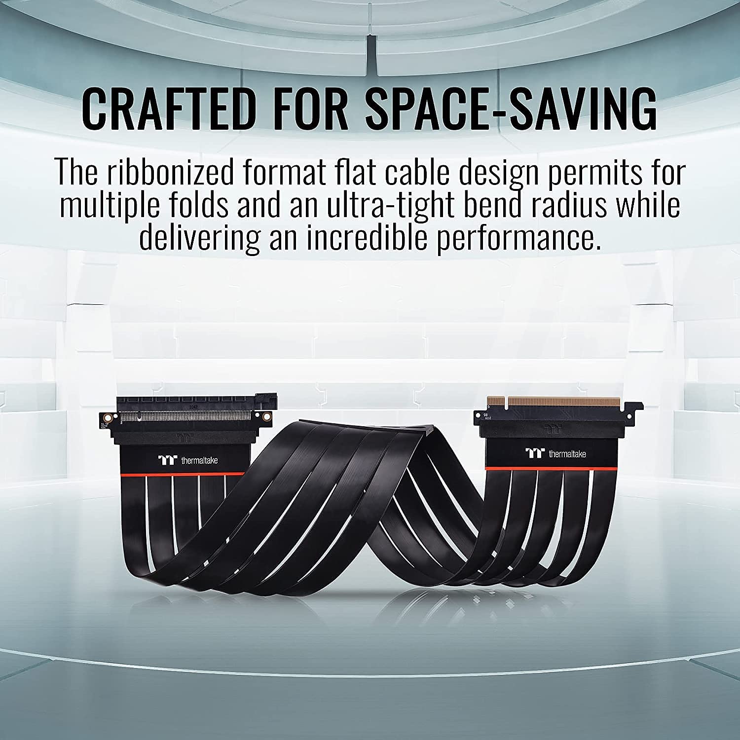 Thermaltake TT Premium PCI-E 4.0 High Speed Flexible Extender Riser Cable 600mm AC-059-CO1OTN-C1 - Image 4