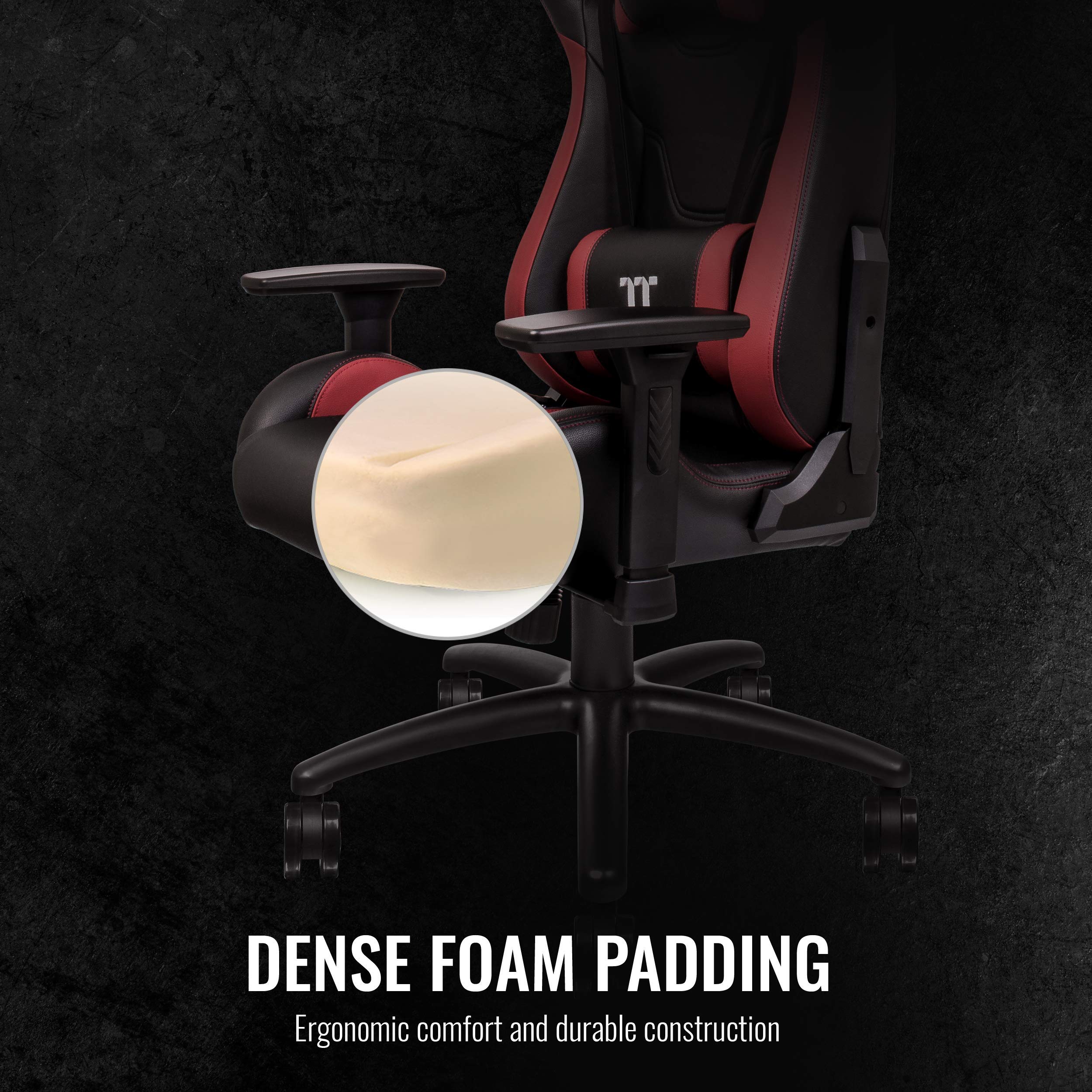 Thermaltake U-Fit Black-Red Gaming Chair GGC-UFT-BRMWDS-01 - Image 5