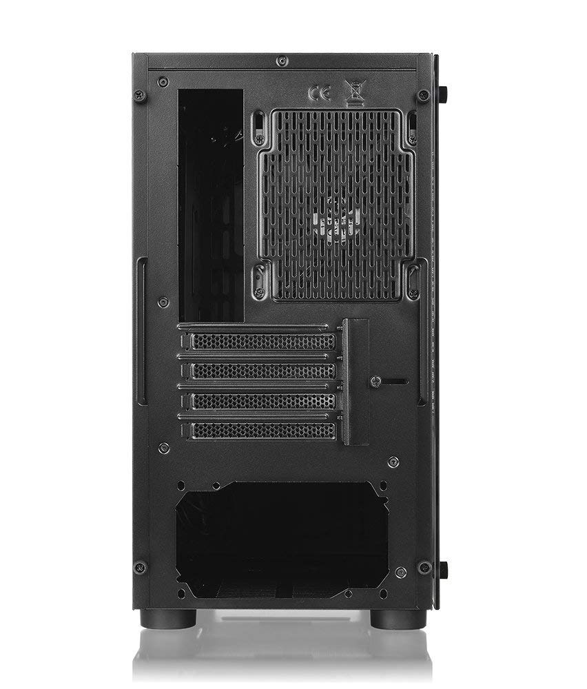 Thermaltake Versa H18 Tempered Glass Black Spcc Micro ATX Mini Tower Gaming Computer Case CA-1J4-00S1WN-01 - Image 5